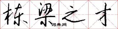 栋梁之才