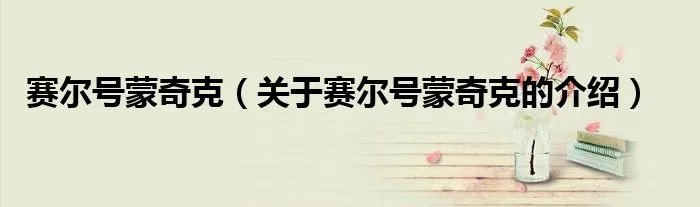 赛尔号蒙奇克（关于赛尔号蒙奇克的介绍）