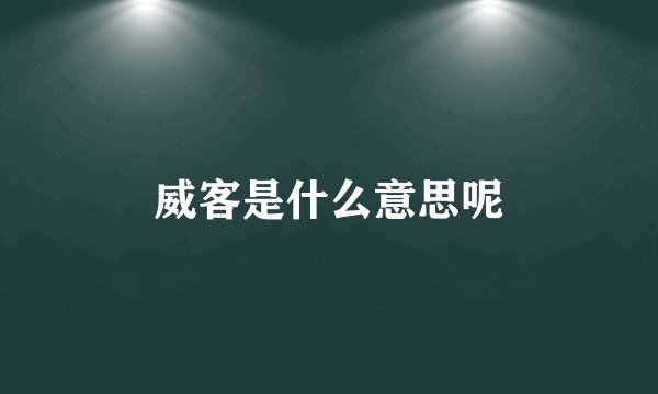 威客是什么意思呢
