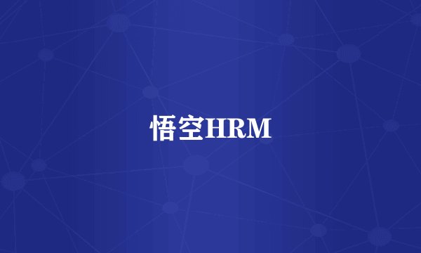 悟空HRM