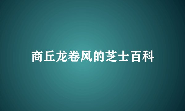 商丘龙卷风的芝士百科