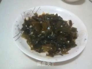 凉拌地皮菜