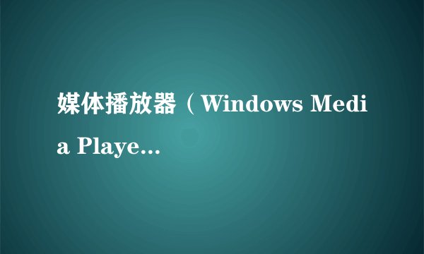媒体播放器(Windows Media Player)各种参数提问