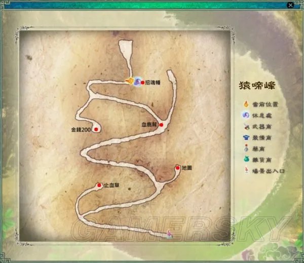 《仙剑奇侠传5》迷宫地图及宝物位置一览