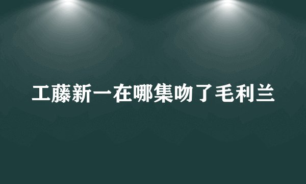 工藤新一在哪集吻了毛利兰