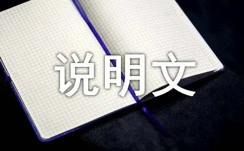 初中说明文作文