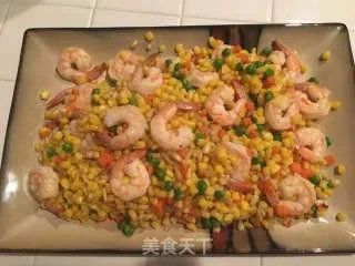 松子玉米虾仁
