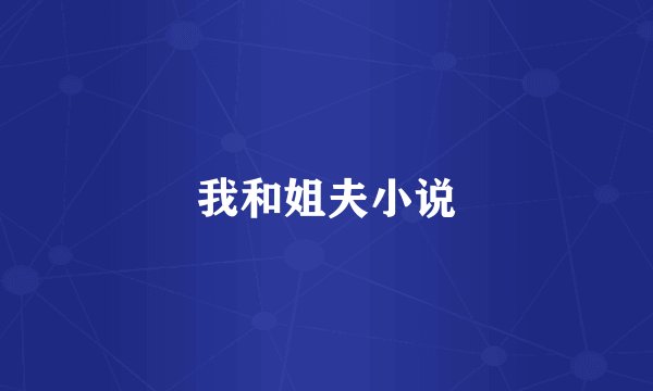 我和姐夫小说