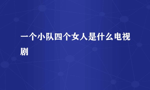 一个小队四个女人是什么电视剧