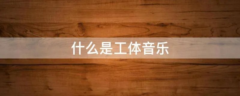 什么是工体音乐