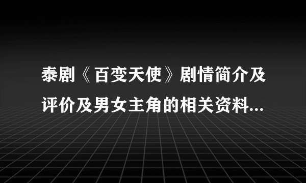 泰剧《百变天使》剧情简介及评价及男女主角的相关资料（详细！）？