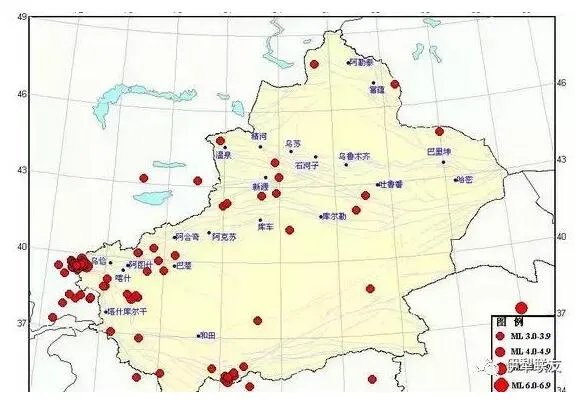 新疆地震实时消息更新今天 吐鲁番市发生4.8级地震
